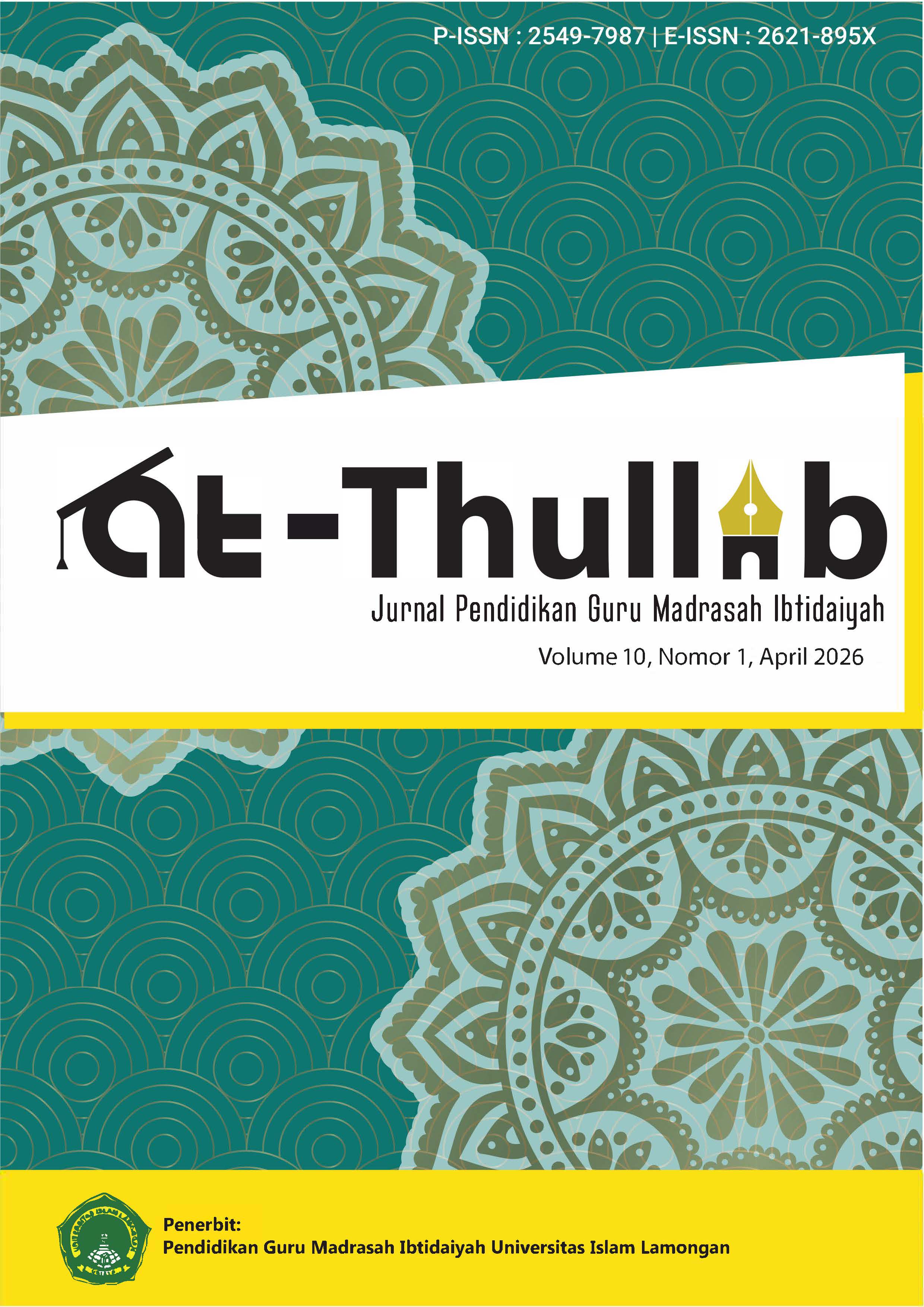 					View Vol. 10 No. 1 (2026): At-Thullab : Jurnal Pendidikan Guru Madrasah Ibtidaiyah
				